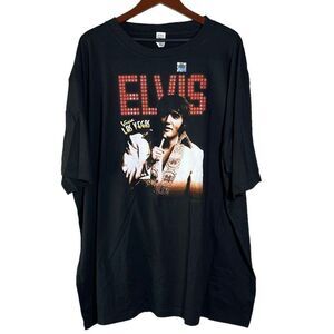 Vintage Deadstock Y2K 2002 Viva Elvis Presley Las Vegas Band T-shirt Mens Size 4